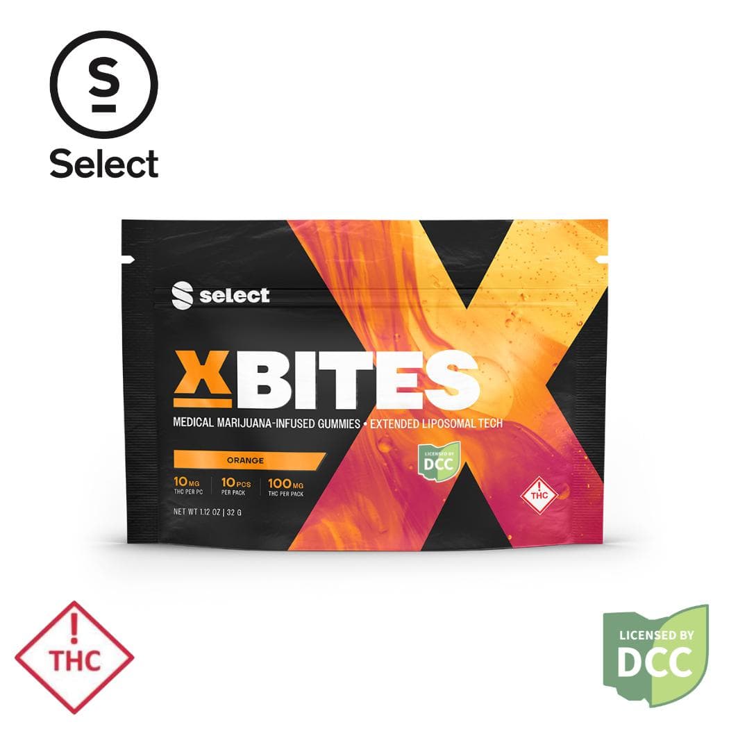 X-Bites Orange Gummies 100mg (10-Pack | 10mg Each)