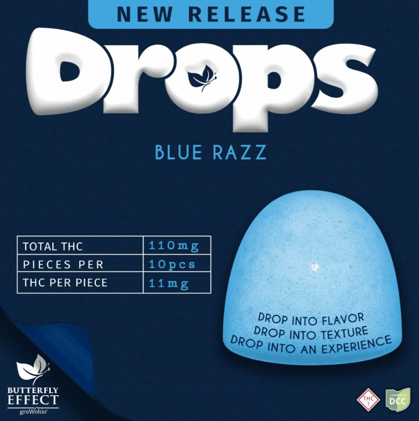 BLUE RAZZ GUMMIE (DISTILLATE) (110MG)