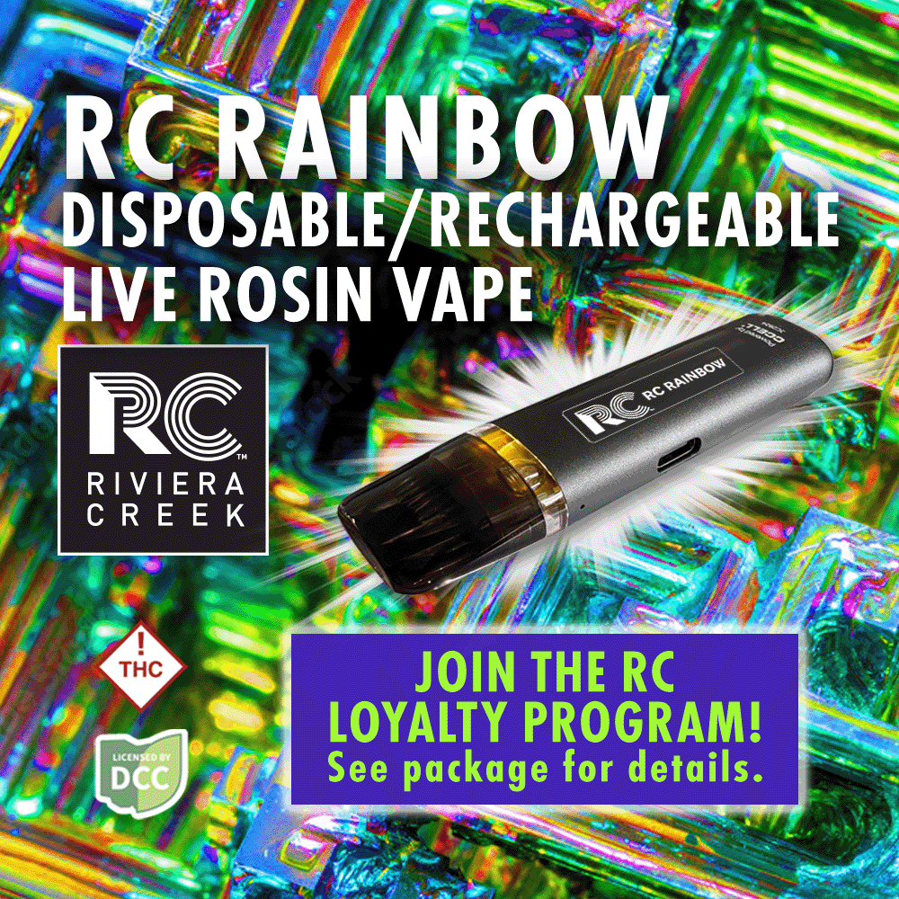 Riviera Creek | RC Rainbow (Live Rosin) Disposable .5g