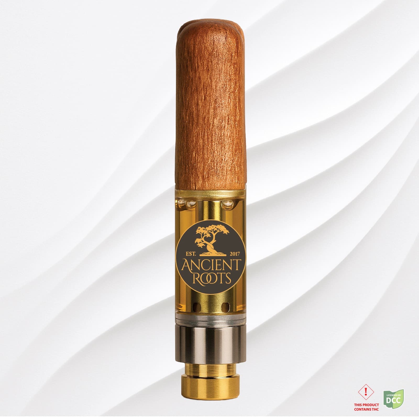 Lemon Kush Live Rosin Hash Oil Cart .5g (Indica) | Ancient Roots