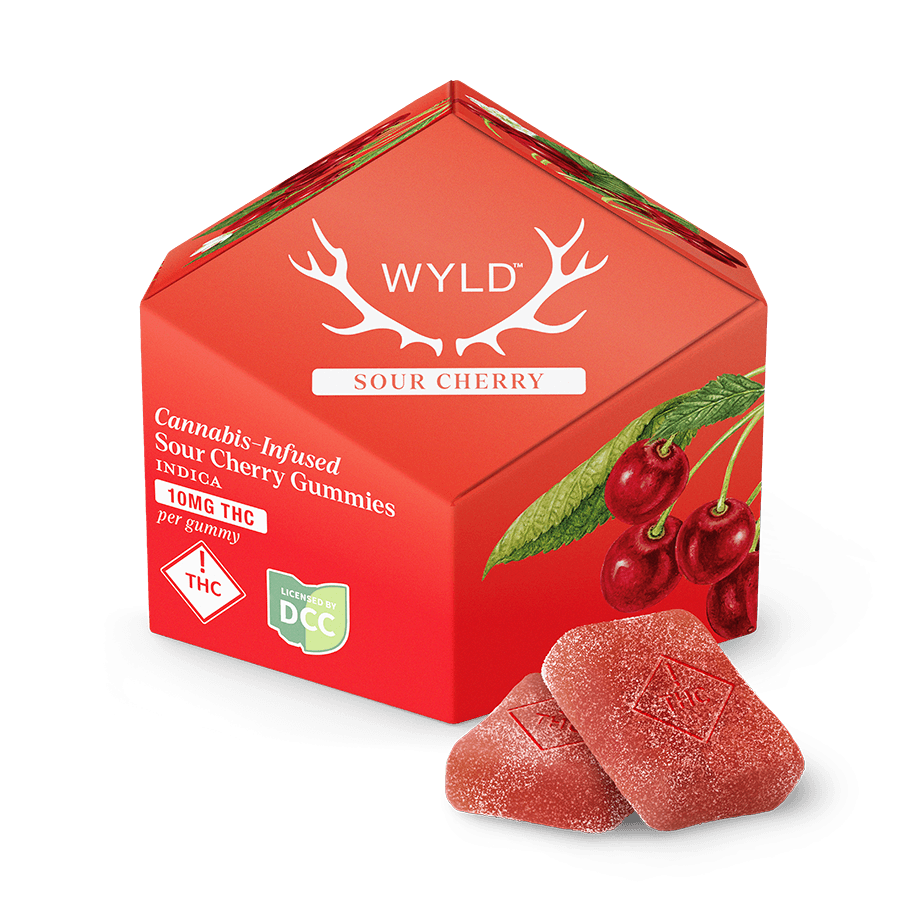 Wyld - Sour Cherry Gummies 10pk - 100mg