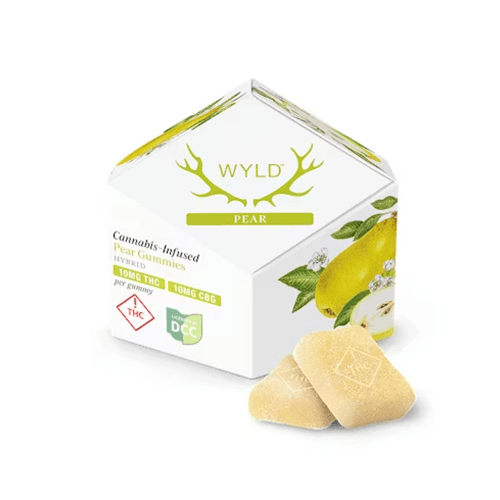 Pear 1:1 (THC:CBG) Gummies (100mg) 10pk