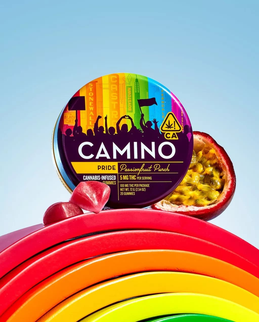 Camino Passionfruit Punch Pride Gummies | 20 Pack