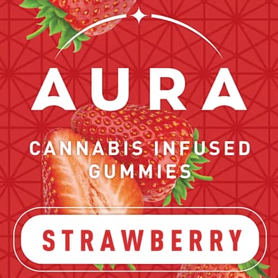 Aura: Vanilla Shake Entourage 4THC:1(CBG:CBN:CBD:CBC) Gummies