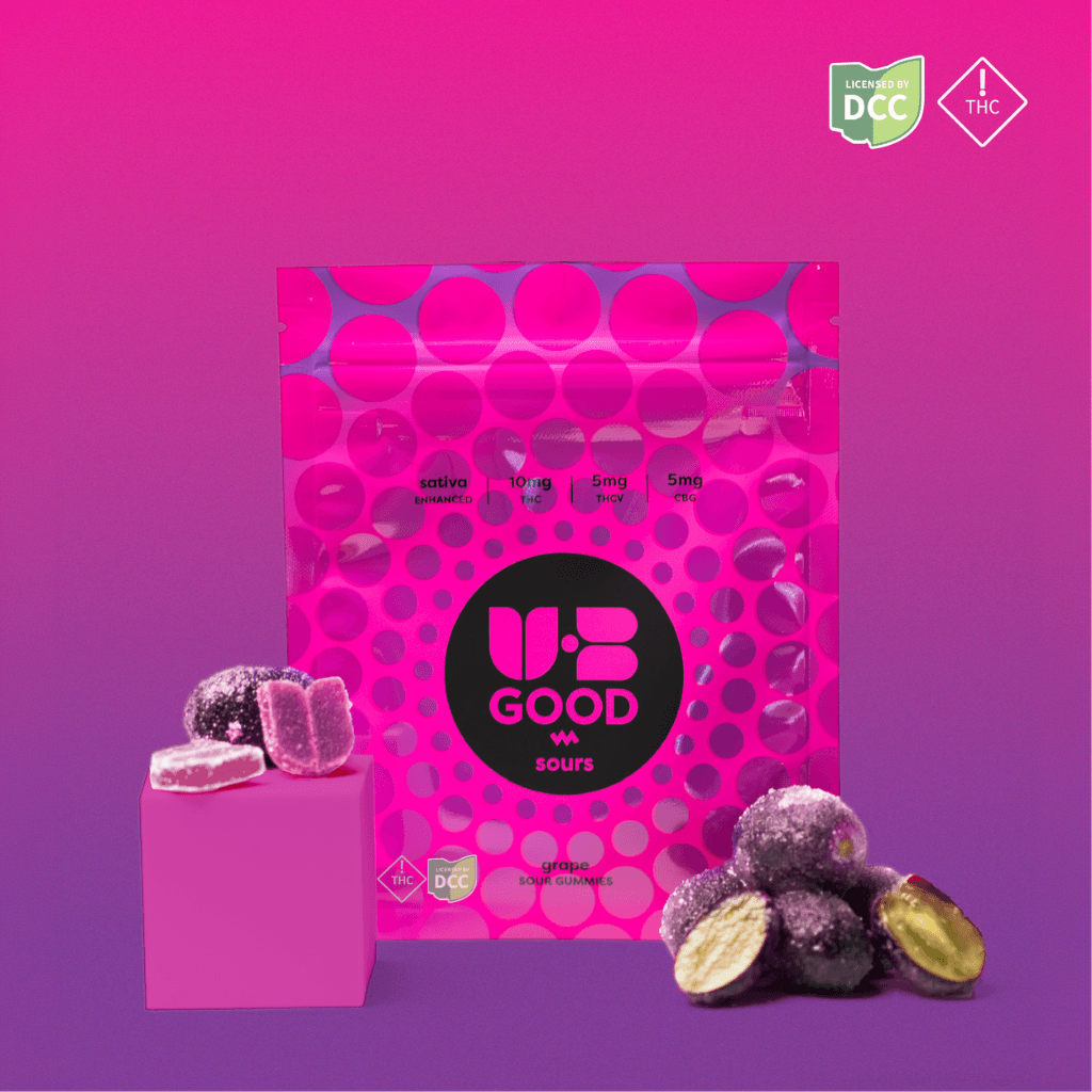 UB GOOD - Sour Grape Gummies - 10ct - 100mg