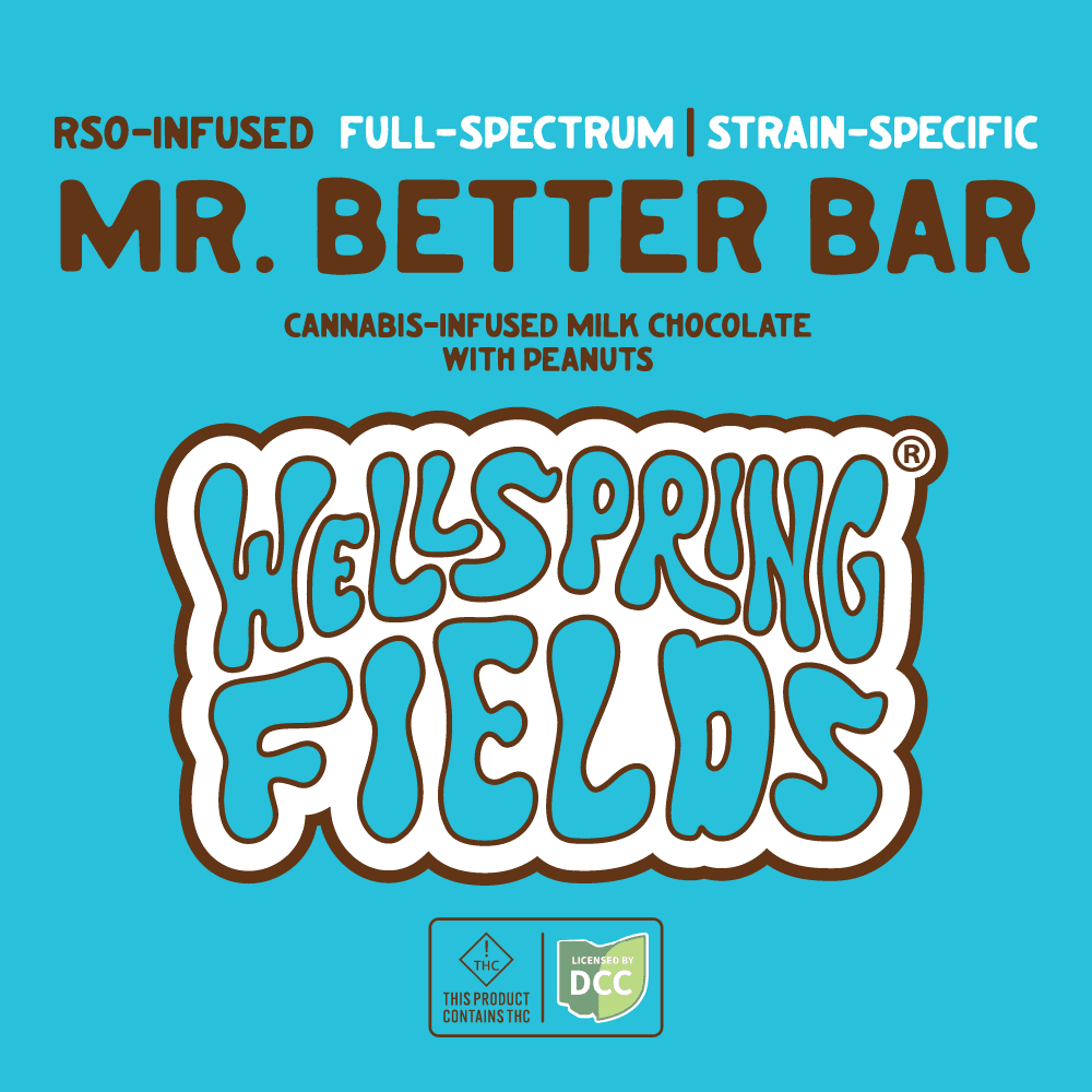 Mr. Better  Chocolate Bar With Peanuts  - RSO Infused - 110mg (Hybrid)