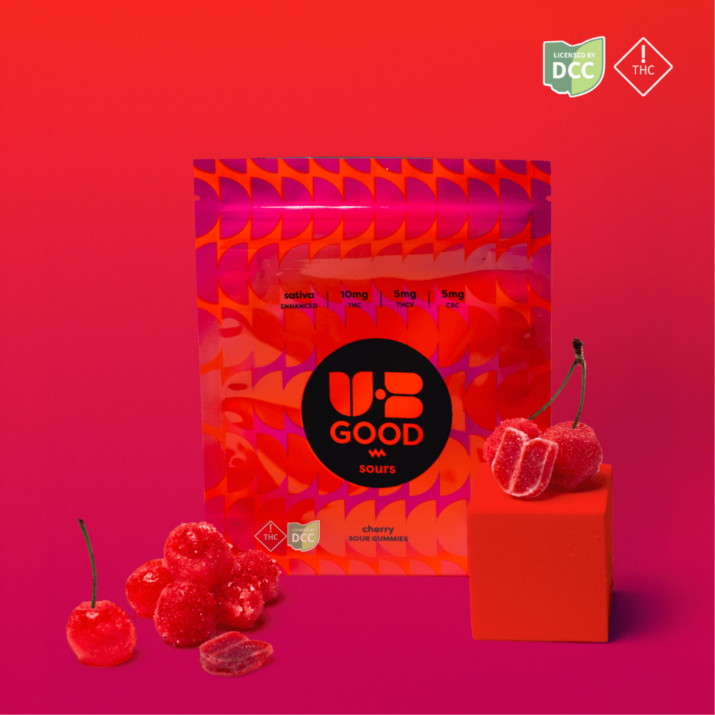 UB GOOD - Sour Cherry Gummies - 10ct - 100mg