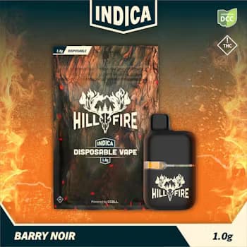 Barry Noir Disposable 1g (Indica) l Hillfire