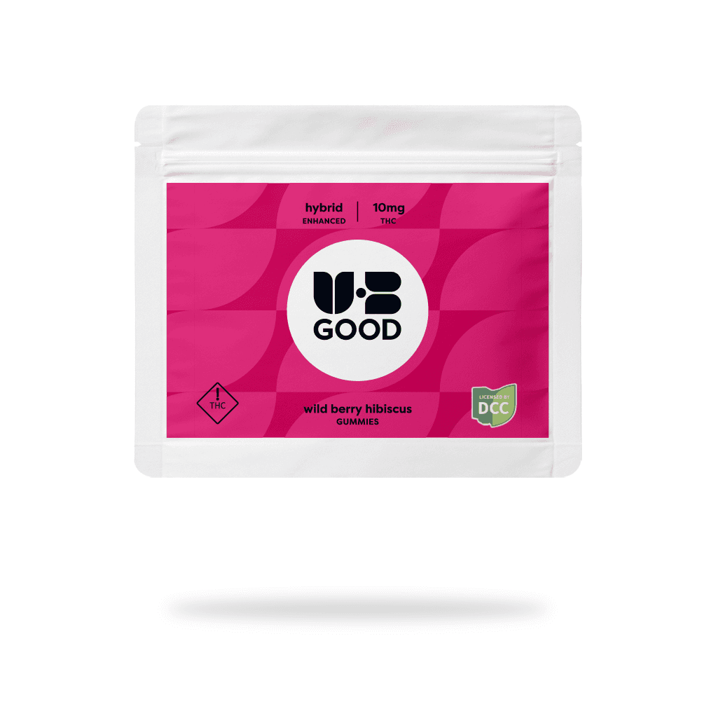 Wild Berry Hibiscus Gummies 2 Pk - 20mg each (Hybrid) l UB Good