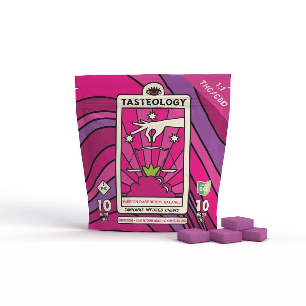 Passion Raspberry 1:1 THC:CBD | Gummies | [100mg]