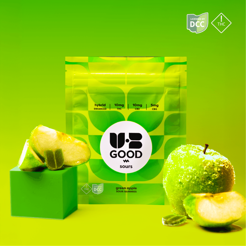 UB GOOD - Sour Green Apple Gummies - 10ct - 100mg