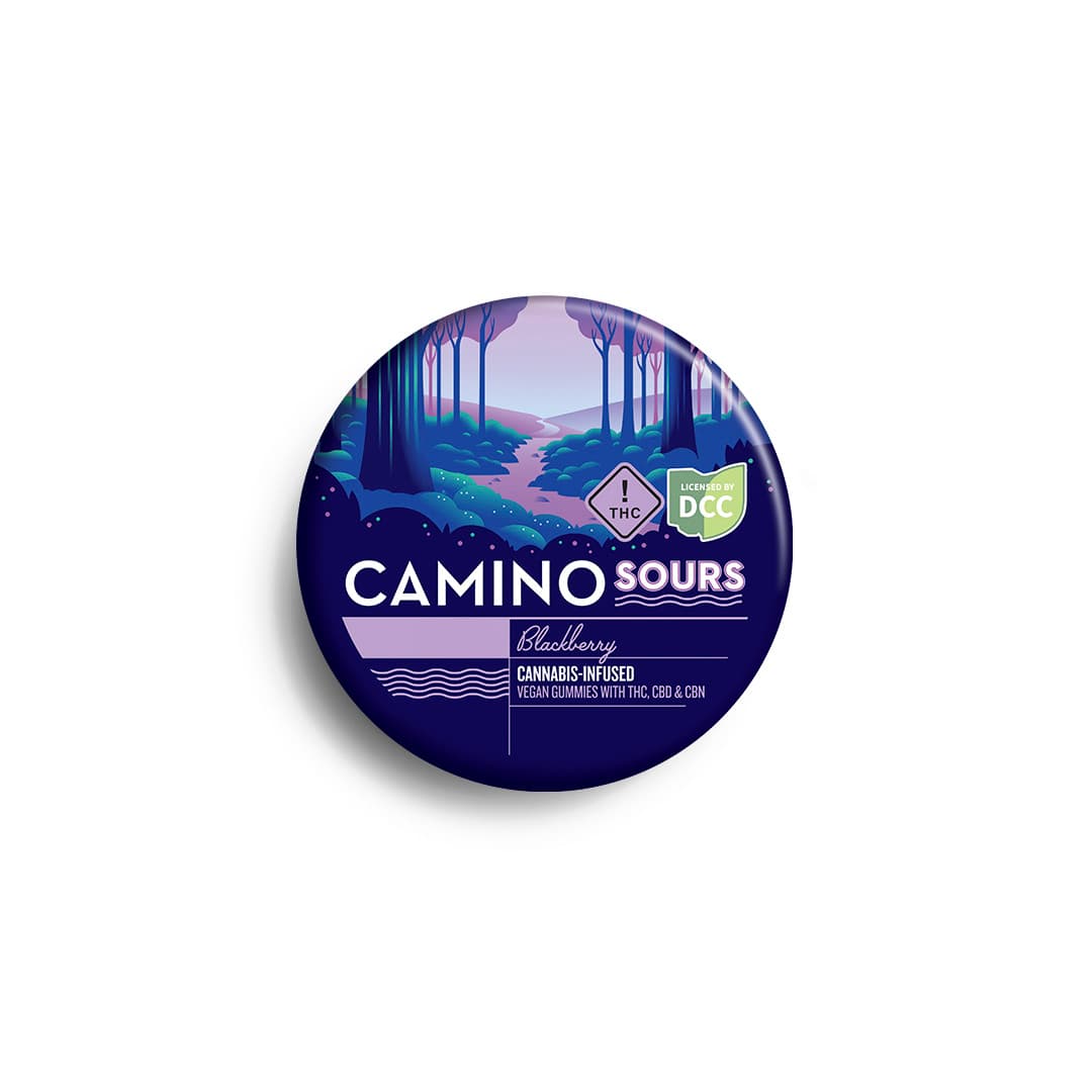 Camino - 1:1:1 Blackberry Dream Sours THC:CBN:CBD - Gummies - 110mg (10pk) - Indica