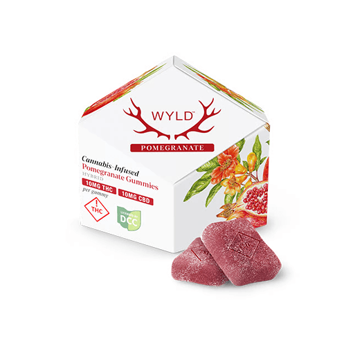 Pomegranate 1:1 (THC:CBD) Gummies (100mg) 10pk