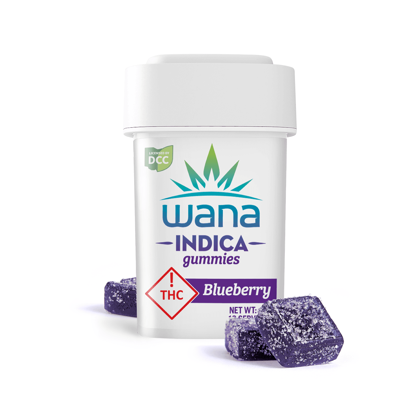Wana: Sour Blueberry - Gummies 10pk 100mg