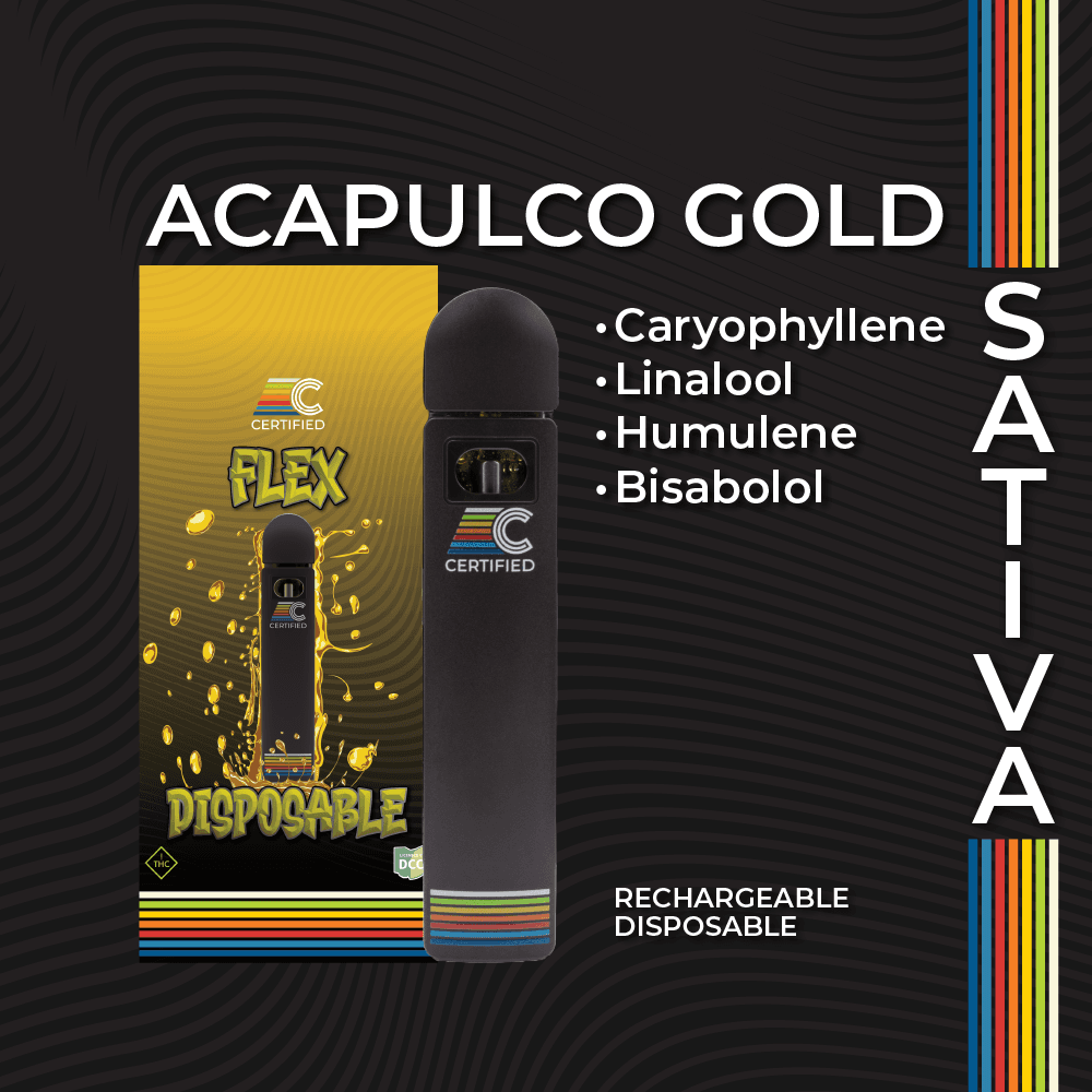 Certified: Acapulco Gold - Flex Disposable 1g