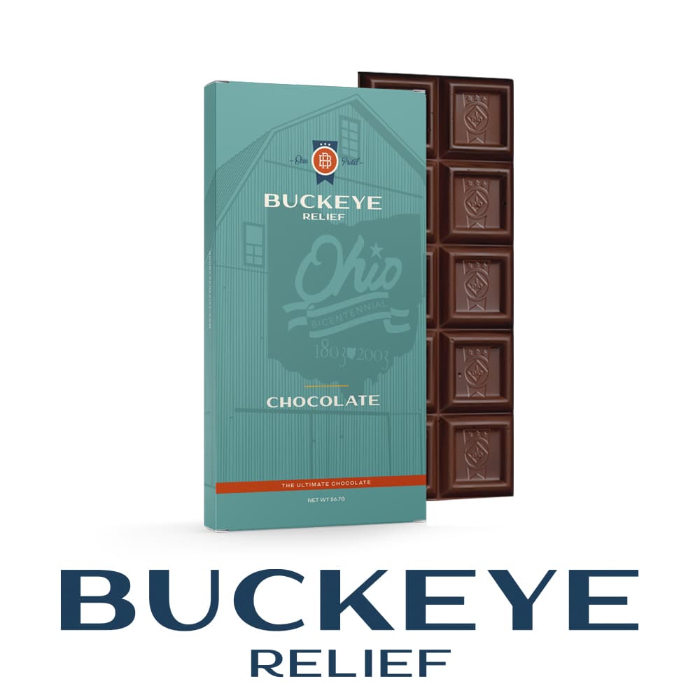 Buckeye: Dark Chocolate Bar - 10pk 110mg