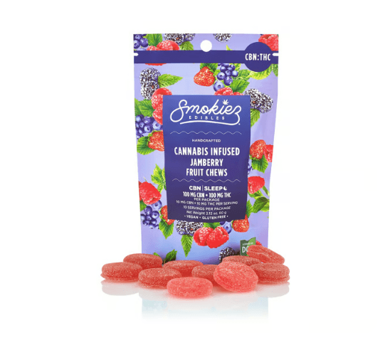 Smokiez - 1:1 Sweet Jamberry THC:CBN - Gummies - 100mg (10pk) - Indica