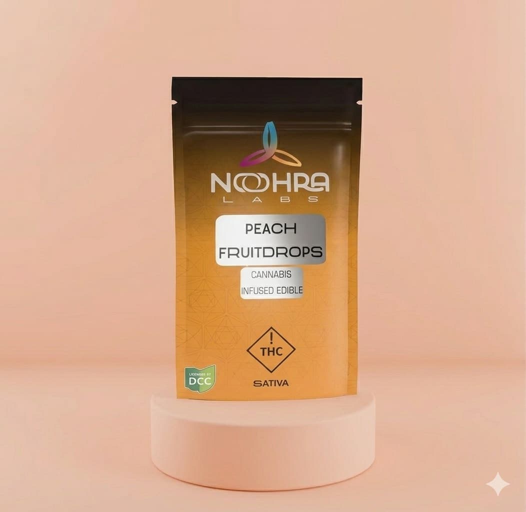 Peach 5pc Fruit Drops