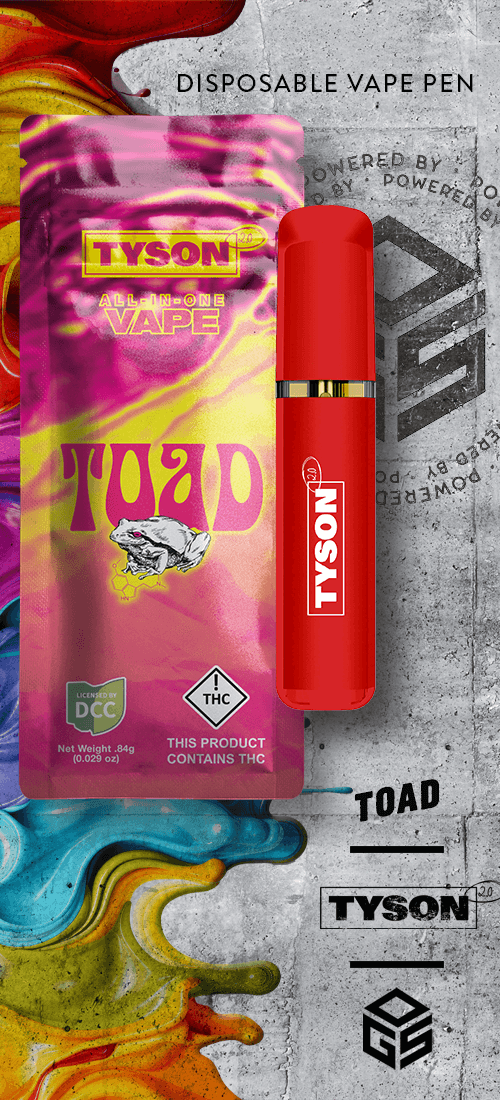 Toad Disposable 1g (Hybrid) | Tyson 2.0