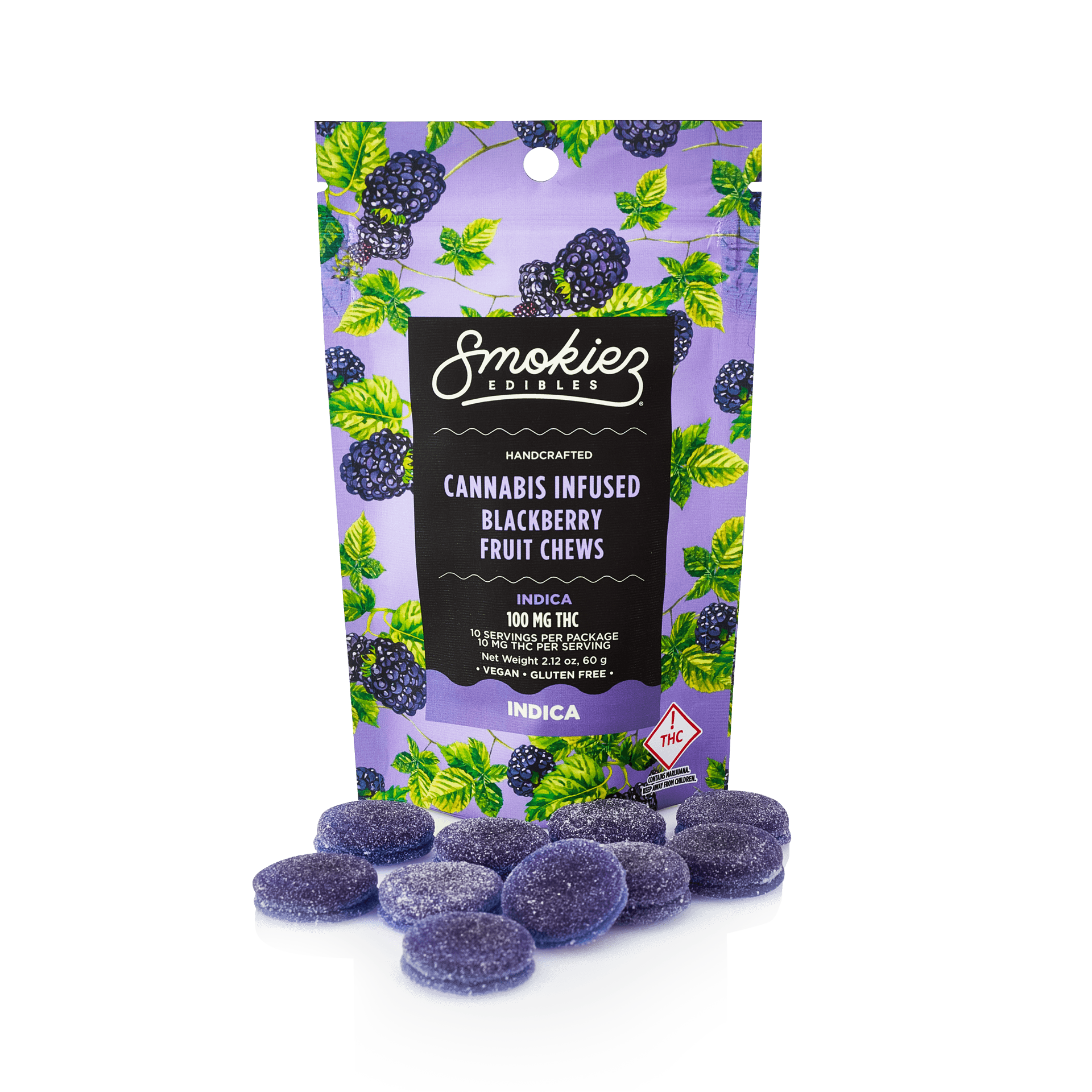 Sweet Blackberry Fruit Chews 10pk - 480203