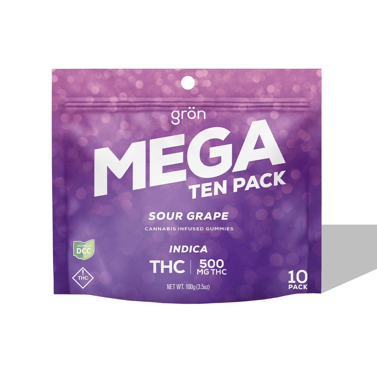 Sour Grape Mega Pearl 550mg -10pk