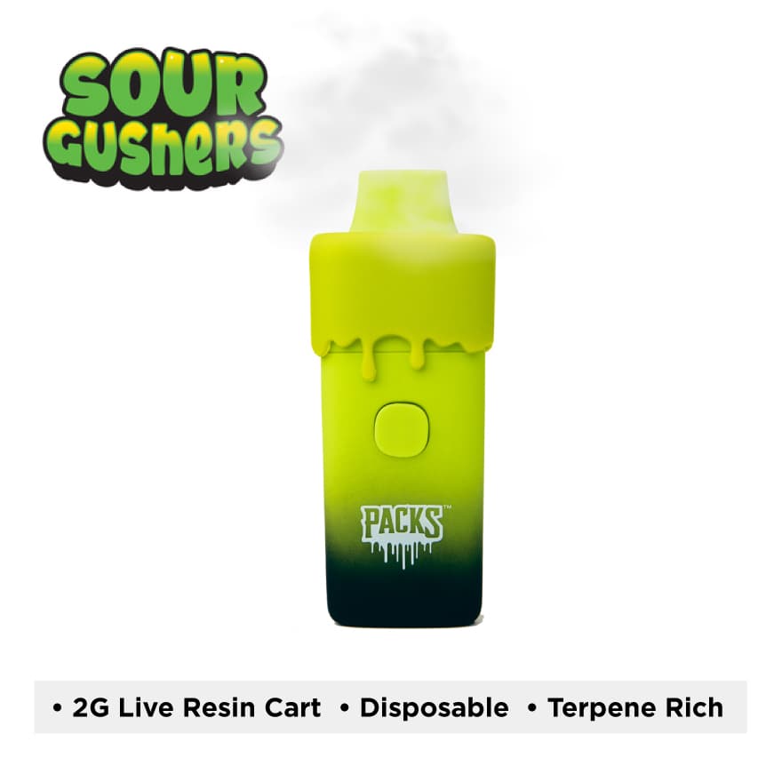 Packwoods Live Resin Disposable Sour