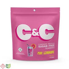 Pink Lemonade + CBG Sugar Free 100mg Gummies (S) | 10pk