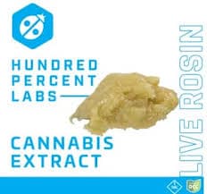 Hundred Percent Labs: Gargantuan - Live Rosin 1g