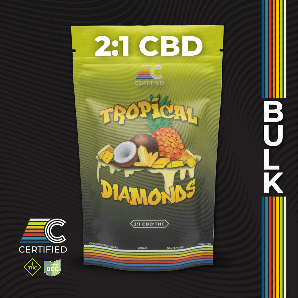 Tropical Diamonds | 2:1 CBD:THC | 40 x 10mg