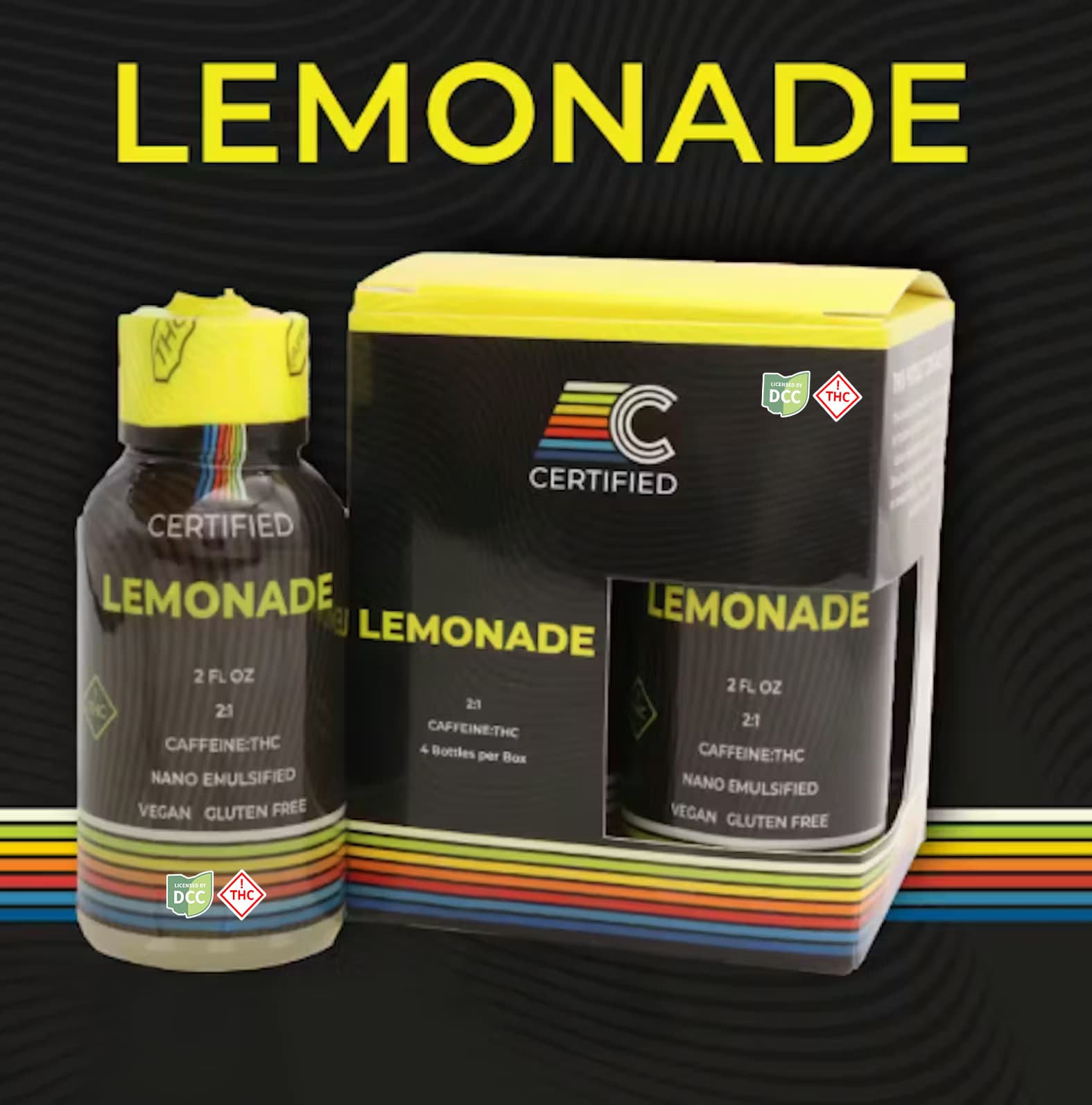 Lemonade 2:1 Caffeine:THC | Drink | [99.25mg]