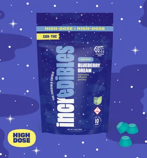 Blueberry Dream | 5:1 THC:CBN | 10 x 50mg