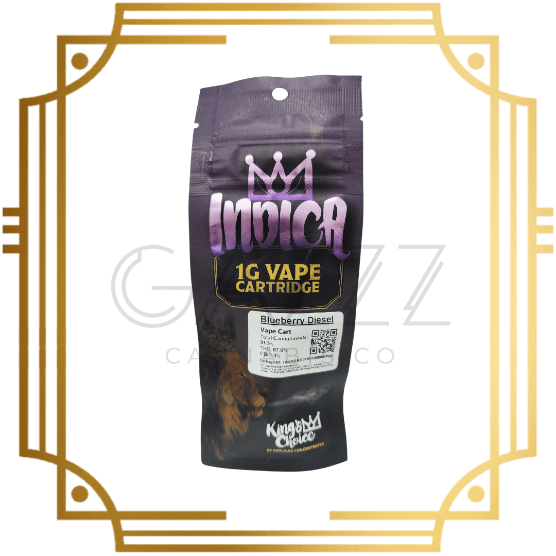 King Blueberry Diesel Vape Cartridge