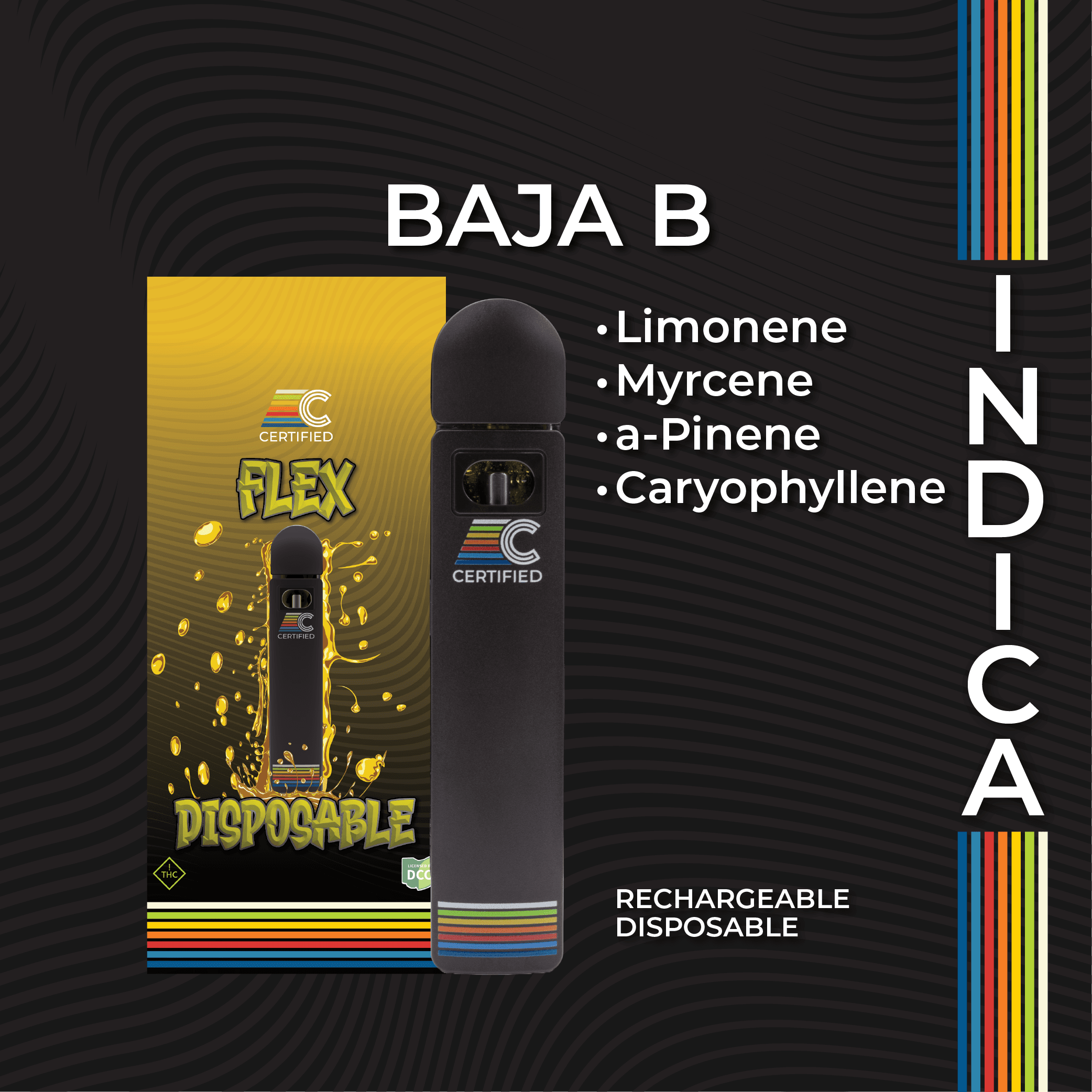 Baja B - FLEX | 1g Distillate Disposable