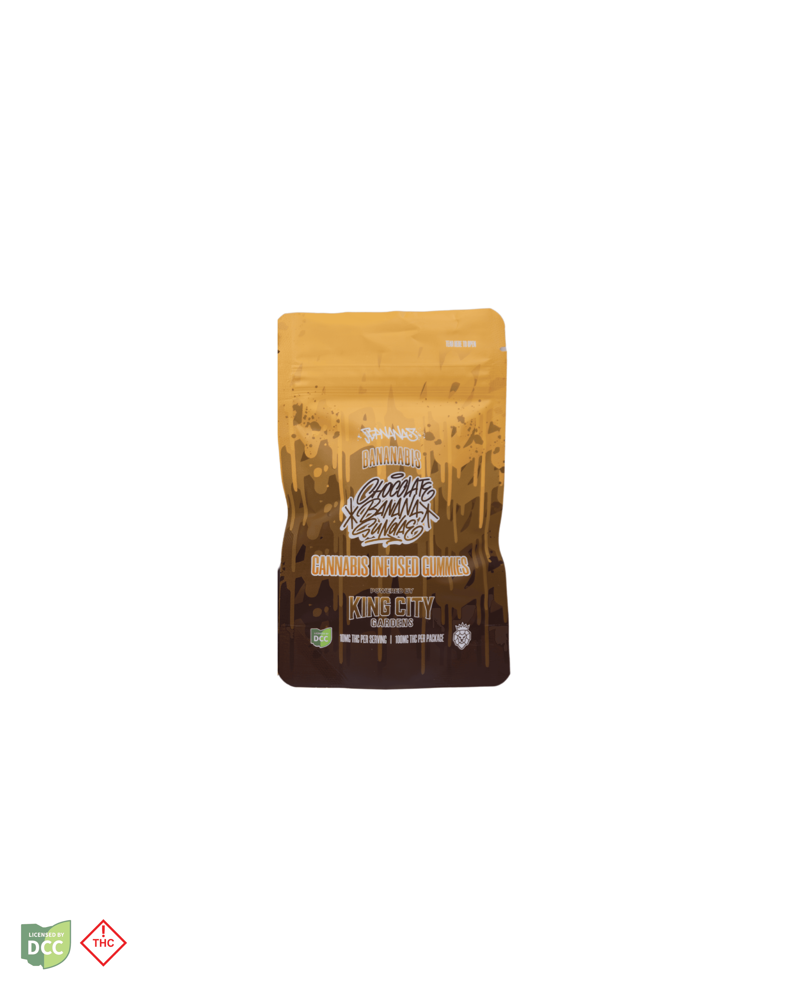 Bananabis: Chocolate Banana Sundae - Gummies 10pk 96mg