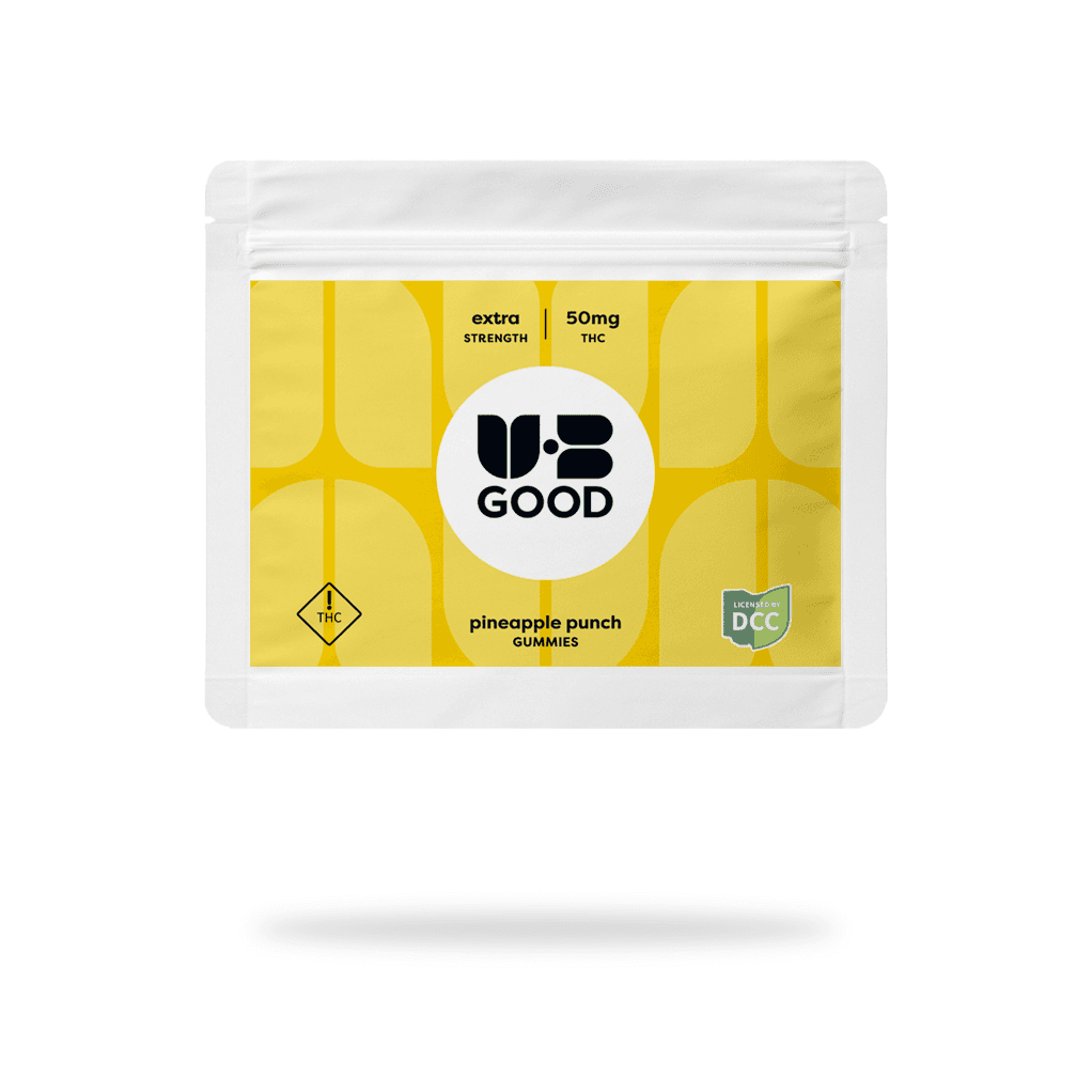 UB Good | Pineapple Punch "Relief" Gummies | 2pk | 100mg