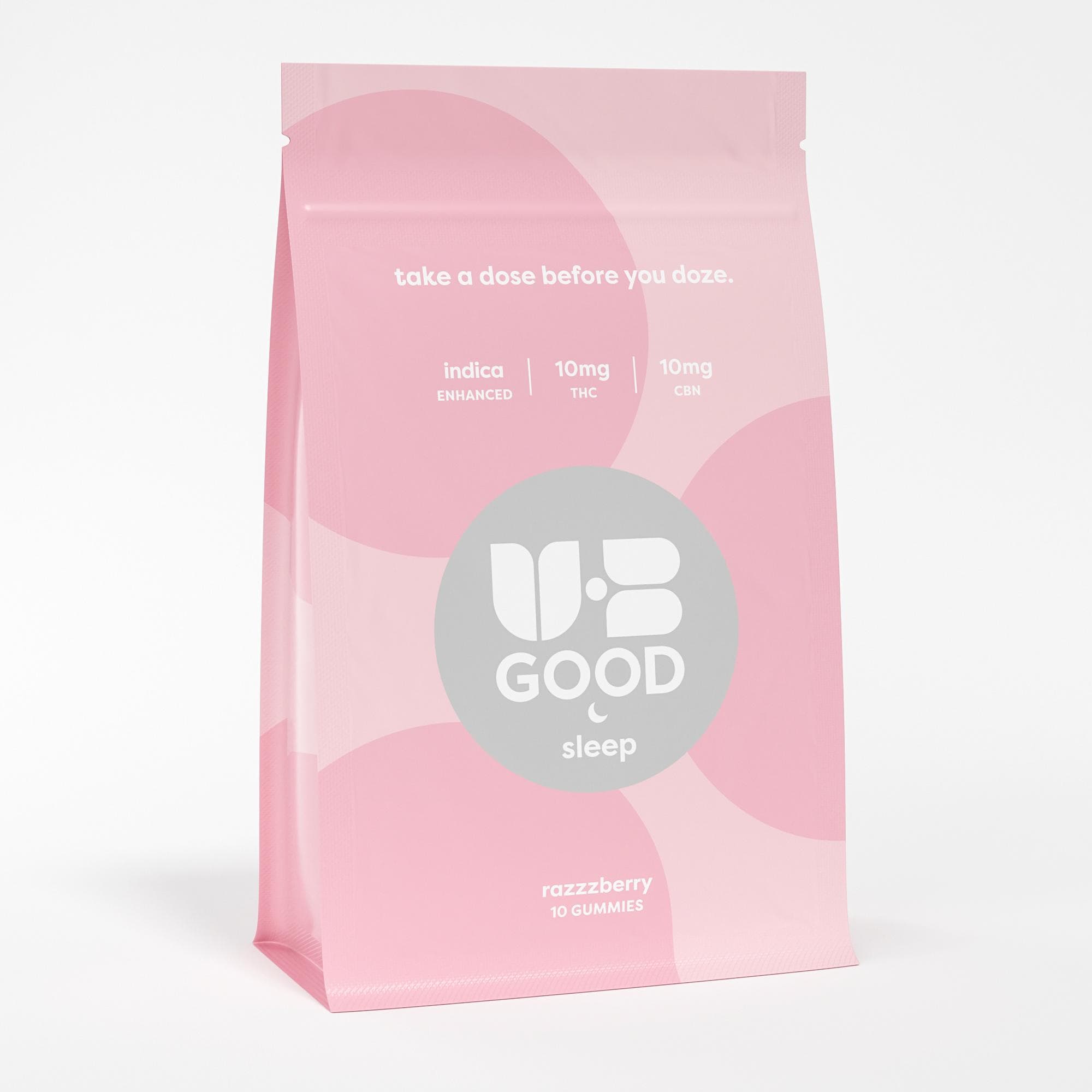 UB GOOD: Razzzberry 1:1 THC:CBN (10pk) 100mg THC/ 100mg CBN
