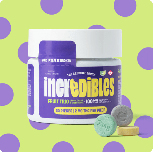 Incredibles - Fruit Trio Tarts - 50ct - 110mg