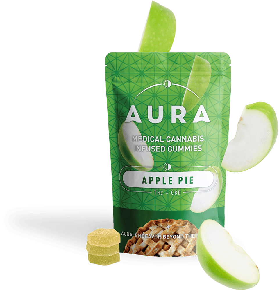 Aura | Apple Pie 5:1 CBD 24pc | 220mg Gummies