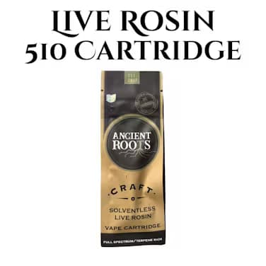 Chimera #3 Live Rosin Hash Oil Cart .5g (Indica) | Ancient Roots