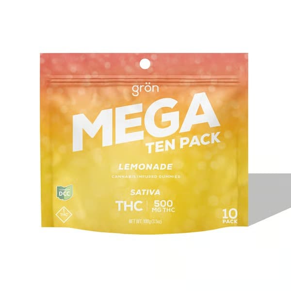Lemonade MEGA 10-Pack 550mg (Sativa) | Grön