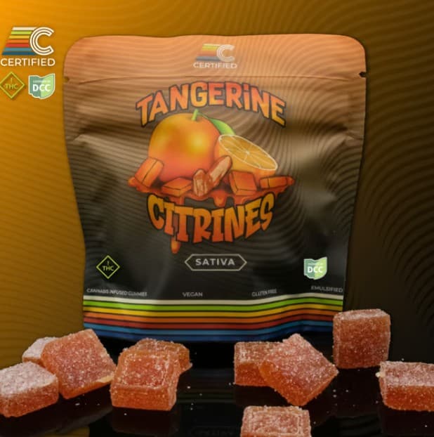 Tangerine Citrines Gummies | Certified Cultivators