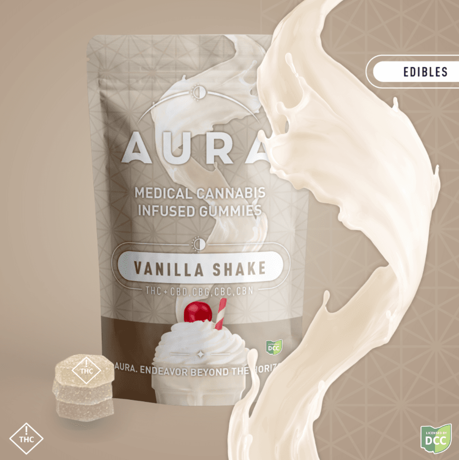Aura - Vanilla Shake Entourage Gummies - 12ct - 110mg