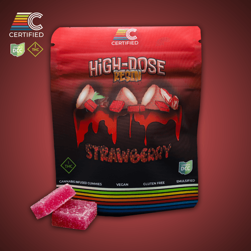 Certified Cultivators - Strawberry Gems High Dose Gummies - 2 Pack -  110mg