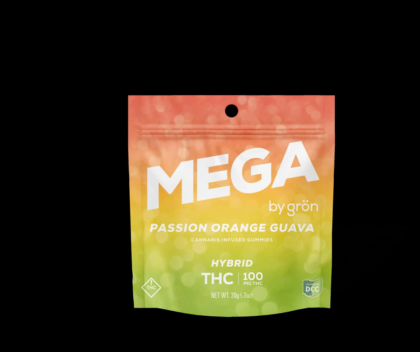 Gron | Passion Orange Guava Mega Pearl | 100mg | Hybrid