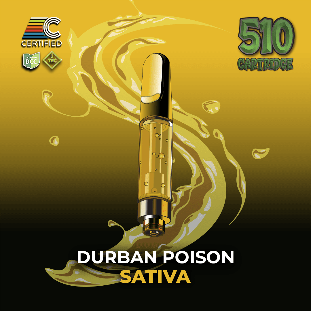 Certified - Durban Poison - Cart - 1g - Sativa