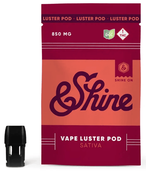 & Shine: Green Crackle - Luster 0.85g