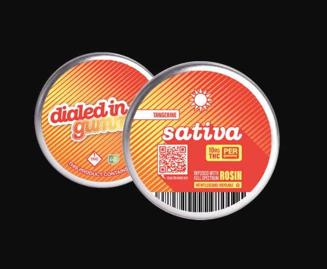 Tangerine Rosin Gummies 100mg | 10pk
