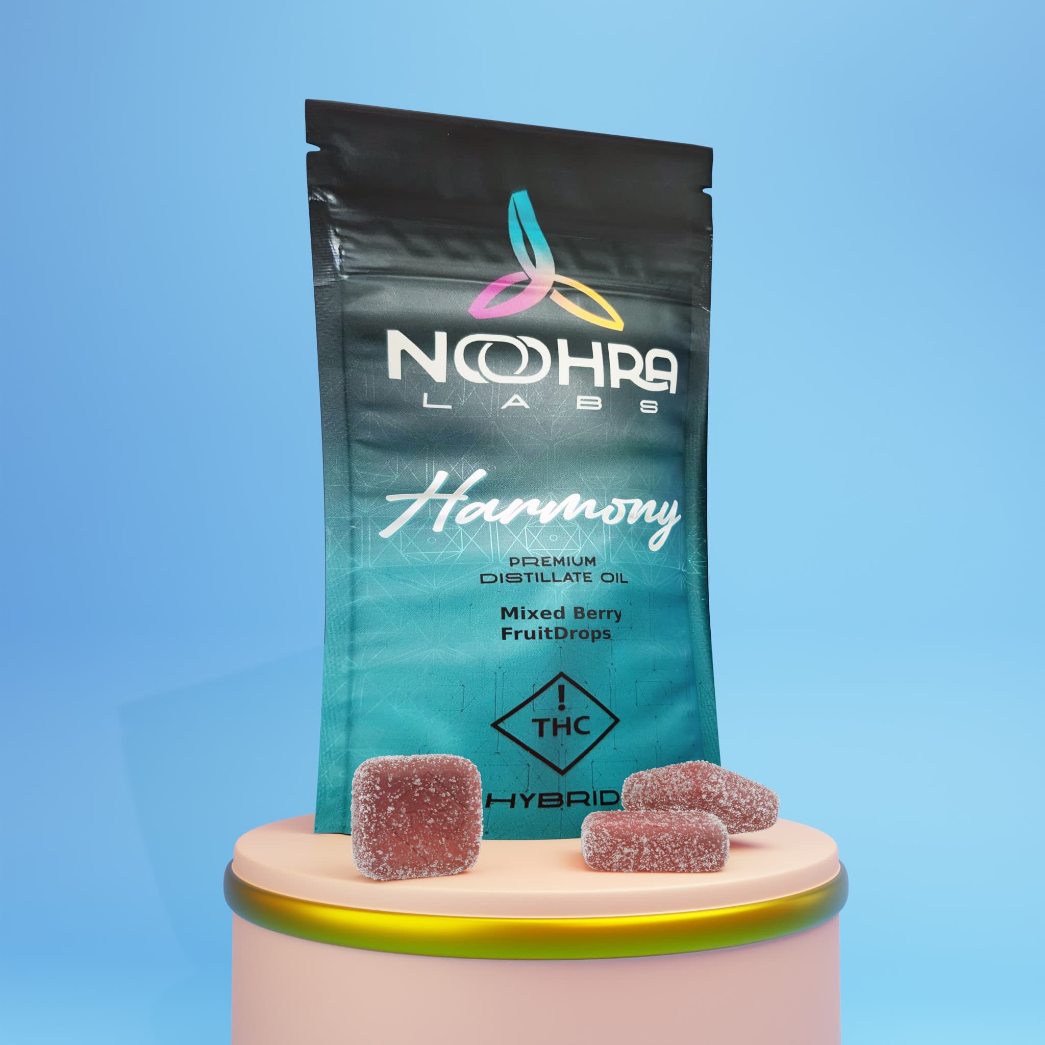 Noohra Labs | Mixed Berry Fruit Drop | Hybrid | 100mg 5pk