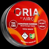 Sumatran Sunrise + CBG Live Resin Gummies 100mg (Sativa) | Oria