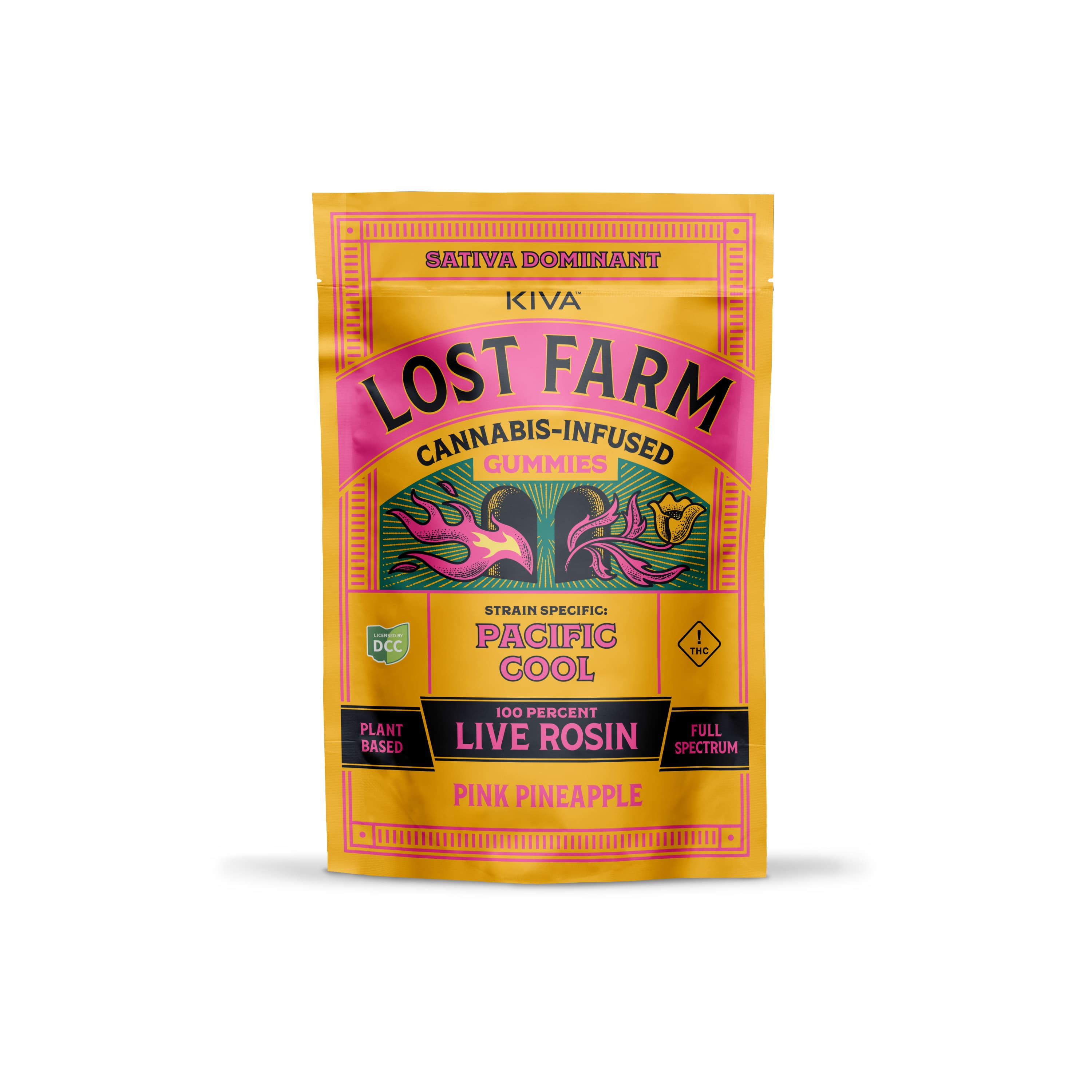 Pacific Cool - Pink Pineapple | 10pk 110mg Live Rosin Gummies